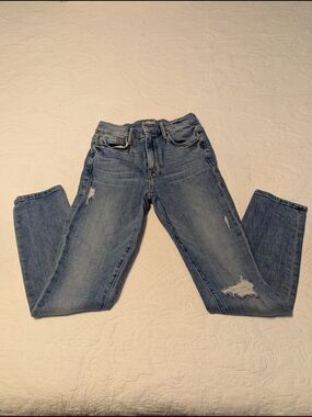 MOTHER High Waisted Looker Crop